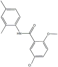 5-chloro-N-(2,4-dimethylphenyl)-2-methoxybenzamide 结构式