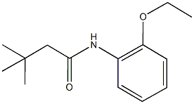 N-(2-ethoxyphenyl)-3,3-dimethylbutanamide 结构式