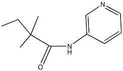 2,2-dimethyl-N-(3-pyridinyl)butanamide 结构式