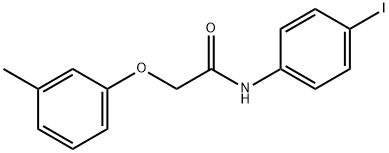 N-(4-iodophenyl)-2-(3-methylphenoxy)acetamide 结构式