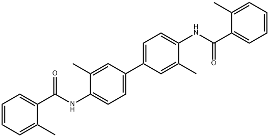 N-{3,3'-dimethyl-4'-[(2-methylbenzoyl)amino][1,1'-biphenyl]-4-yl}-2-methylbenzamide 结构式