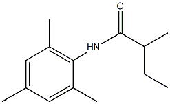 N-mesityl-2-methylbutanamide 结构式