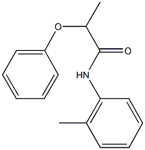 N-(2-methylphenyl)-2-phenoxypropanamide 结构式