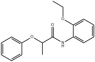 N-(2-ethoxyphenyl)-2-phenoxypropanamide 结构式