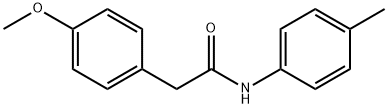 2-(4-METHOXYPHENYL)-N-(4-METHYLPHENYL)ACETAMIDE 结构式
