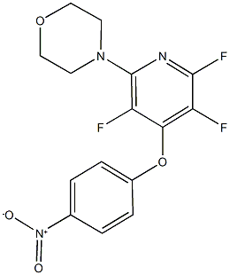 4-(3,5,6-trifluoro-4-{4-nitrophenoxy}pyridin-2-yl)morpholine 结构式