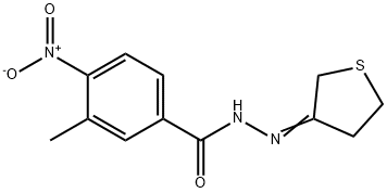 N'-dihydro-3(2H)-thienylidene-4-nitro-3-methylbenzohydrazide 结构式