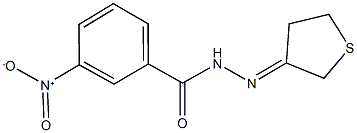 N'-dihydro-3(2H)-thienylidene-3-nitrobenzohydrazide 结构式