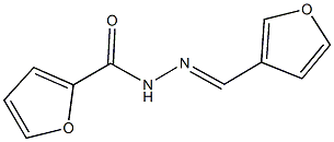 N'-(3-furylmethylene)-2-furohydrazide 结构式