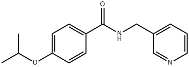 4-isopropoxy-N-(3-pyridinylmethyl)benzamide 结构式