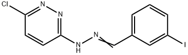 3-iodobenzaldehyde (6-chloro-3-pyridazinyl)hydrazone 结构式
