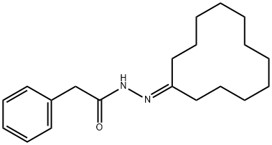 N'-cyclododecylidene-2-phenylacetohydrazide 结构式