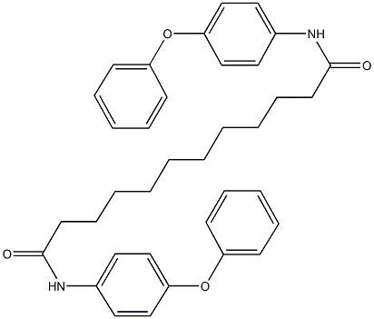 N~1~,N~12~-bis(4-phenoxyphenyl)dodecanediamide 结构式