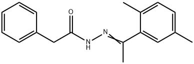 N'-[1-(2,5-dimethylphenyl)ethylidene]-2-phenylacetohydrazide 结构式
