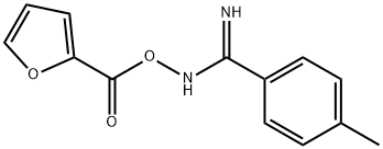 N'-(2-furoyloxy)-4-methylbenzenecarboximidamide 结构式