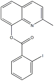 2-methyl-8-quinolinyl 2-iodobenzoate 结构式