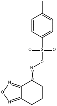 4-{[(4-methylphenyl)sulfonyl]oxyimino}-4,5,6,7-tetrahydro-2,1,3-benzoxadiazole 结构式