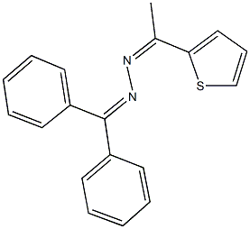 diphenylmethanone [1-(2-thienyl)ethylidene]hydrazone 结构式