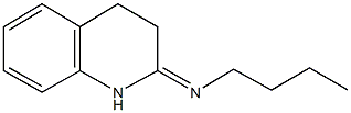 N-butyl-N-(3,4-dihydro-2(1H)-quinolinylidene)amine 结构式