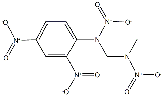 2-(2,4-dinitrophenyl)-2-[(1-methyl-2-oxido-2-oxohydrazino)methyl]-1-oxo-1lambda~5~-diazane 1-oxide 结构式