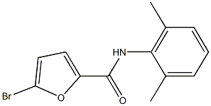5-bromo-N-(2,6-dimethylphenyl)-2-furamide 结构式