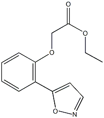 ethyl [2-(5-isoxazolyl)phenoxy]acetate 结构式