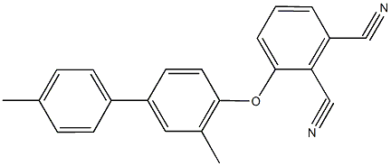 3-[(3,4'-dimethyl[1,1'-biphenyl]-4-yl)oxy]phthalonitrile 结构式
