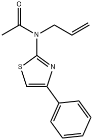 N-allyl-N-(4-phenyl-1,3-thiazol-2-yl)acetamide 结构式