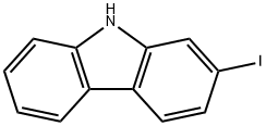 2-碘-9H-咔唑 结构式