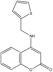 4-[(2-thienylmethyl)amino]-2H-chromen-2-one 结构式