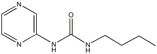 N-butyl-N'-(2-pyrazinyl)urea 结构式