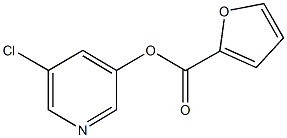 5-chloro-3-pyridinyl 2-furoate 结构式