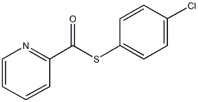 S-(4-chlorophenyl) 2-pyridinecarbothioate 结构式