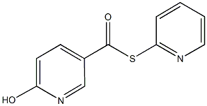 S-(2-pyridinyl) 6-hydroxy-3-pyridinecarbothioate 结构式