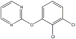 2,3-dichlorophenyl 2-pyrimidinyl ether 结构式