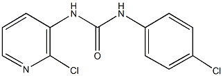 N-(4-chlorophenyl)-N'-(2-chloro-3-pyridinyl)urea 结构式