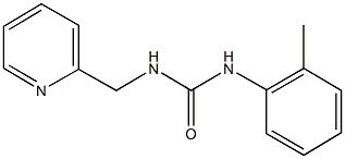 N-(2-methylphenyl)-N'-(2-pyridinylmethyl)urea 结构式