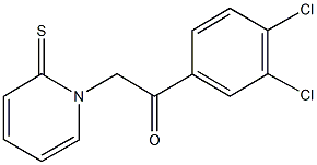 1-(3,4-dichlorophenyl)-2-(2-thioxo-1(2H)-pyridinyl)ethanone 结构式