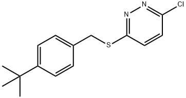 3-[(4-tert-butylbenzyl)sulfanyl]-6-chloropyridazine 结构式