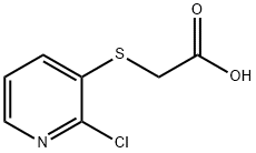 [(2-chloro-3-pyridinyl)sulfanyl]acetic acid 结构式