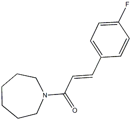 1-[3-(4-fluorophenyl)acryloyl]azepane 结构式