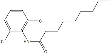 N-(2,6-dichlorophenyl)nonanamide 结构式