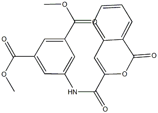 dimethyl 5-{[(1-oxo-1H-isochromen-3-yl)carbonyl]amino}isophthalate