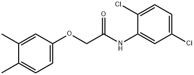 N-(2,5-dichlorophenyl)-2-(3,4-dimethylphenoxy)acetamide 结构式
