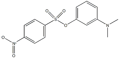 3-(dimethylamino)phenyl 4-nitrobenzenesulfonate 结构式