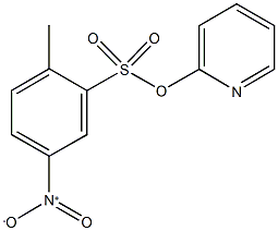 2-pyridinyl 5-nitro-2-methylbenzenesulfonate 结构式