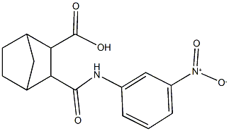 3-({3-nitroanilino}carbonyl)bicyclo[2.2.1]heptane-2-carboxylic acid 结构式