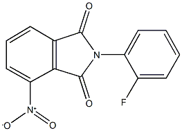 2-(2-fluorophenyl)-4-nitro-1H-isoindole-1,3(2H)-dione 结构式