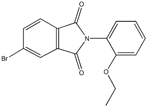 5-bromo-2-(2-ethoxyphenyl)-1H-isoindole-1,3(2H)-dione 结构式