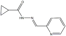 N'-(2-pyridinylmethylene)cyclopropanecarbohydrazide 结构式